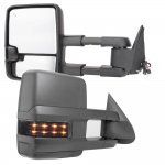 2016 Chevy Silverado Towing Mirrors Smoked Signal Lights Power Heated