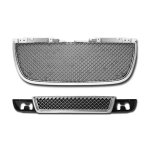 GMC Yukon 2007-2014 Chrome Mesh Grille and Bumper Grille Set