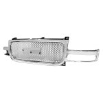 GMC Sierra 1500 1999-2002 Front Grill Chrome Punch Style