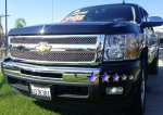 2007 Chevy Silverado Black Chrome Wire Mesh Grille Insert