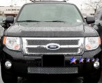 2010 Ford Escape Chrome Stainless Steel Lower Bumper Wire Mesh Grille
