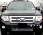 2009 Ford Escape Chrome Stainless Steel Lower Bumper Wire Mesh Grille