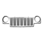 Jeep Liberty 2002-2004 Chrome Mesh Grille