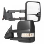 Cadillac Escalade 1999-2000 Power Towing Mirrors Clear LED Lights