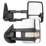 2011 GMC Sierra 3500HD Chrome Towing Mirrors Clear LED Lights Power Heated