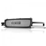 1999 GMC Sierra Black Front Grille Punch Style