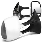 2005 Ford Excursion Chrome Towing Mirrors Power Heated Smoked LED Signal Lights