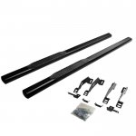 1992 Chevy 1500 Pickup Extended Cab Nerf Bars Black 4 Inches Oval
