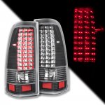2003 Chevy Silverado 2500HD LED Tail Lights Black