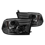 2017 Dodge Ram 3500 Smoked Projector Headlights Tube DRL