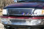 Ford F150 4WD 1997-1998 Polished Aluminum Lower Bumper Billet Grille