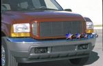 2001 Ford F450 Super Duty Polished Aluminum Billet Grille