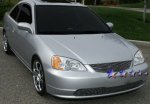 Honda Civic Coupe 2001-2002 Aluminum Billet Grille