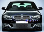 BMW 5 Series 2004-2007 Polished Aluminum Vertical Billet Grille