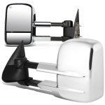 Chevy Suburban 2000-2002 Chrome Towing Mirrors Power Heated