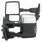 2009 Ford F350 Super Duty Chrome Towing Mirrors Power Heated Smoked LED Signal 2009 Ford F350 Super Duty Chrome Towing Mirrors Power Heated Smoked LED Signal