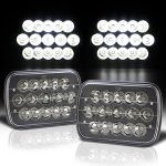 1979 Chevy Malibu Black Full LED Seal Beam Headlight Conversion 1979 Chevy Malibu Black Full LED Seal Beam Headlight Conversion