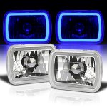 1988 Chrysler Conquest Blue Halo Tube Sealed Beam Headlight Conversion