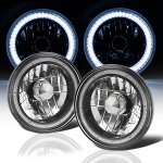 1966 Ford Mustang SMD LED Black Chrome Sealed Beam Headlight Conversion