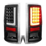 2012 Dodge Ram Tube LED Tail Lights Black