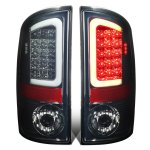 2007 Dodge Ram 2500 Smoked LED Tail Lights Tube