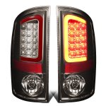 2003 Dodge Ram 3500 Smoked LED Tail Lights Red Tube 2003 Dodge Ram 3500 Smoked LED Tail Lights Red Tube