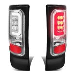 1994 Dodge Ram 2500 Chrome LED Tail Lights Tube
