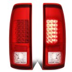 2008 Ford F250 Super Duty Red LED Tail Lights