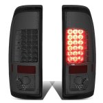 2014 Ford F350 Super Duty Smoked LED Tail Lights