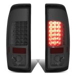2001 Ford F250 Super Duty Smoked LED Tail Lights