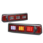 1993 Ford Mustang Black LED Tail Lights