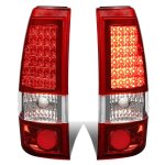 2002 Chevy Silverado 2500 Red LED Tail Lights