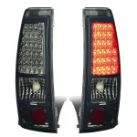 2000 Chevy Silverado Smoked LED Tail Lights