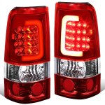 2001 Chevy Silverado 3500 LED Tail Lights Red Tube