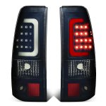 2005 Chevy Silverado Black Smoked LED Tail Lights Tube 2005 Chevy Silverado Black Smoked LED Tail Lights Tube