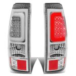 2004 Chevy Silverado 1500HD Chrome LED Tail Lights Tube 2004 Chevy Silverado 1500HD Chrome LED Tail Lights Tube