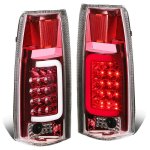 1992 GMC Yukon Red LED Tail Lights Tube