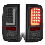 2013 Dodge Ram 3500 Smoked LED Tail Lights N2