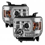 2015 GMC Sierra LED DRL Projector Headlights