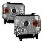 2017 GMC Sierra 2500HD LED Signature DRL Projector Headlights