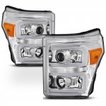 2013 Ford F250 Super Duty LED DRL Projector Headlights
