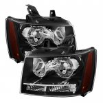 2009 Chevy Avalanche Black Headlights