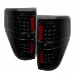 2009 Ford F150 Black Smoked LED Tail Lights
