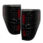 2010 Ford F150 Black Smoked LED Tail Lights 2010 Ford F150 Black Smoked LED Tail Lights