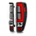 2011 Chevy Colorado Black LED Tail Lights Tube