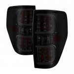 2009 Ford F150 Smoked Tube LED Tail Lights