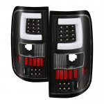 2006 Ford F150 Black Tube LED Tail Lights