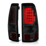 2005 Chevy Silverado Smoked LED Tail Lights Red Tube 2005 Chevy Silverado Smoked LED Tail Lights Red Tube