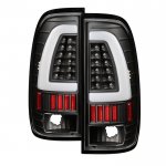 1999 Ford F250 Super Duty Black Tube LED Tail Lights 1999 Ford F250 Super Duty Black Tube LED Tail Lights