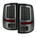 2013 Dodge Ram 3500 Smoked Full LED Tail Lights
